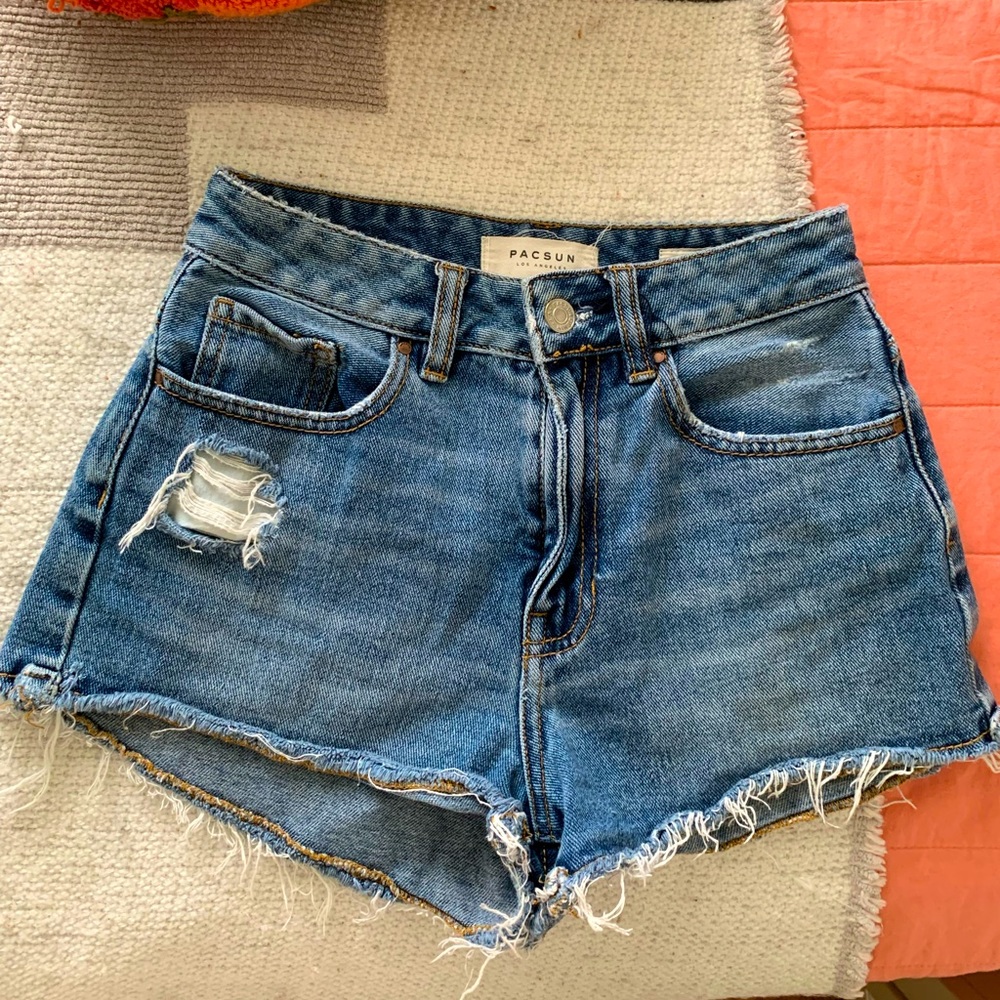 Pacsun Mom Jeans Cut off